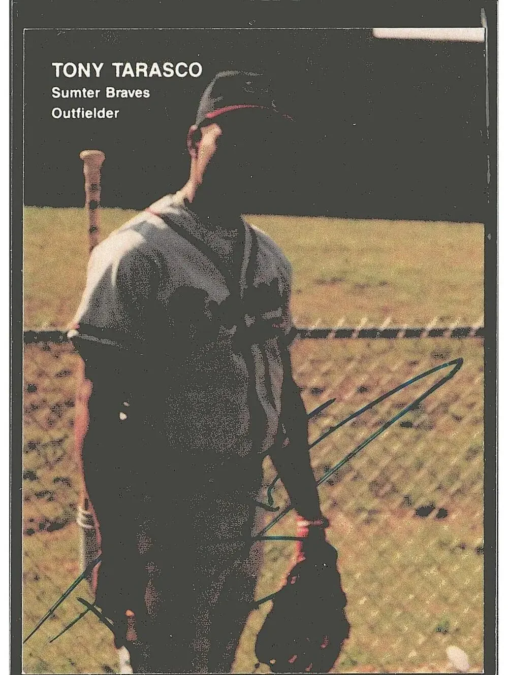 1990 Best Minor League #100 Tony Tarasco HAND SIGNED